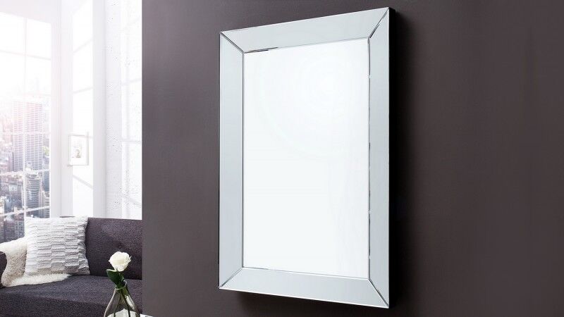 gdegdesign Miroir design rectangulaire avec facettes latérales - Preston