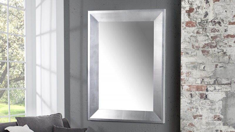 gdegdesign Miroir design baroque gris argenté - Livio