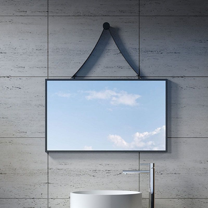 Distribain Miroir Rectangulaire avec contour noir SDVM8045