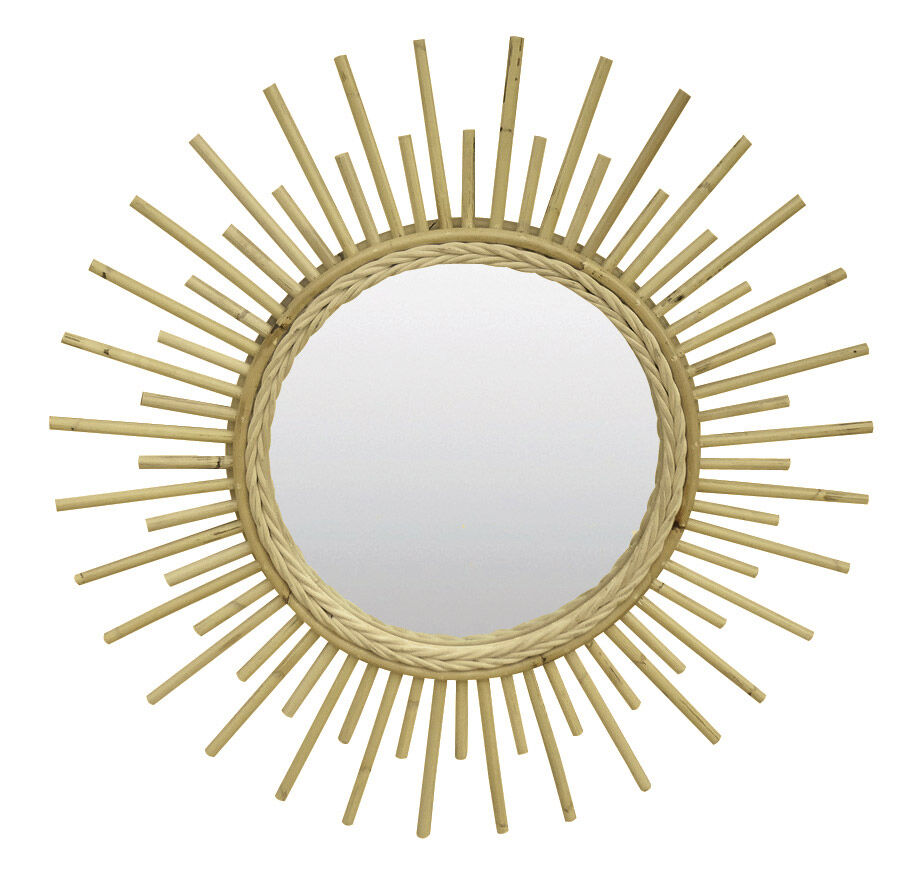 Zago "Miroir en rotin naturel Sun - ZAGO"