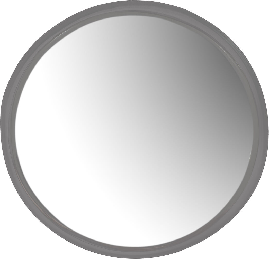 Zago "Miroir rond Ø85 cm gris en métal Woody - ZAGO"