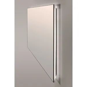 Colombo Design Fashion Mirrors Specchio Retroilluminato Led 90x60 Alluminio Codice Prod: B20650