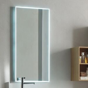 Leroy Merlin Specchio con illuminazione integrata bagno rettangolare L 140 x H 66.2 cm