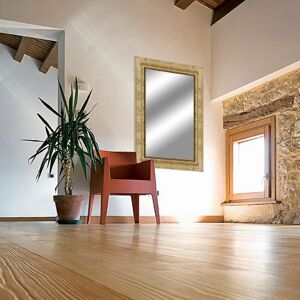 Leroy Merlin Specchio con cornice da parete rettangolare Medea oro 68 x 88 cm