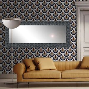 Leroy Merlin Specchio con cornice da parete rettangolare Marina nero 170 x 60 cm