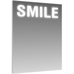 Leroy Merlin Specchio con illuminazione integrata bagno rettangolare Smile L 80 x H 60 cm