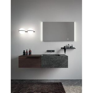 Leroy Merlin Specchio con illuminazione integrata bagno quadrato Eklettica L 70 x H 70 cm