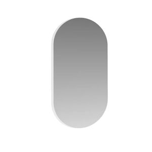 Leroy Merlin Specchio con cornice da parete ovale Board bianco
