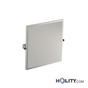 Specchio Da Bagno Con Finitura In Acciaio Inox H586_11