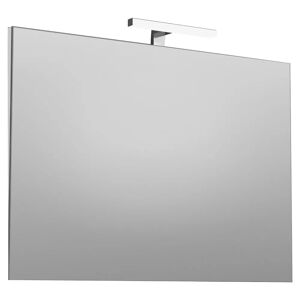 Controverso SPECCHIO ORANGE 90x60 cm (LxH) FILO LUCIDO REVERSIBILE LAMPADA LED LUCE FREDDA 6 W INCLUSA