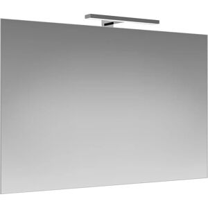 Controverso SPECCHIO PLUM 100x70 cm (LxH) FILO LUCIDO REVERSIBILE LAMPADA LED LUCE NEUTRA 5 W INCLUSA