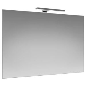 Controverso SPECCHIO PLUM 90x70 cm (LxH) FILO LUCIDO REVERSIBILE LAMPADA LED LUCE NEUTRA 5 W INCLUSA