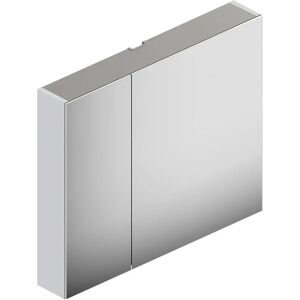 Tecnomat ARMADIETTO SPECCHIO MIR 2 ANTE SOFT CLOSE 90x75x14 cm (LxHxP) CORNICE COLOR ALLUMINIO