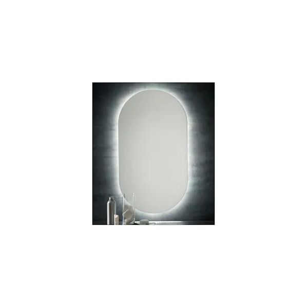 stilhaus living specchio ovale con led perimetrale l 50 h 90 codice prod: 000lv01led