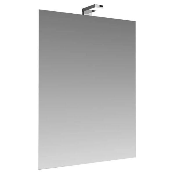 controverso specchio lemon 60x80 cm (lxh) filo lucido reversibile lampada led luce fredda 3,5 w
