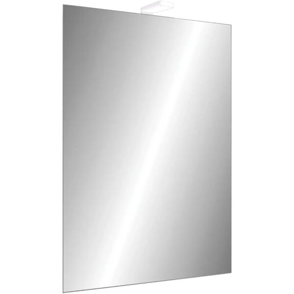 tecnomat specchio next filo lucido 60x80 cm (lxh) lampada inclusa