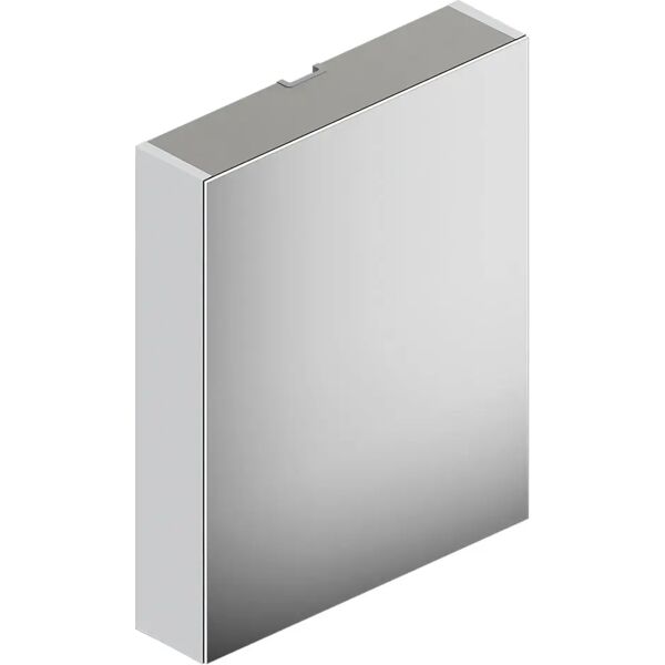 tecnomat armadietto specchio mir 1 anta soft close 60x75x14 cm (lxhxp) cornice color alluminio