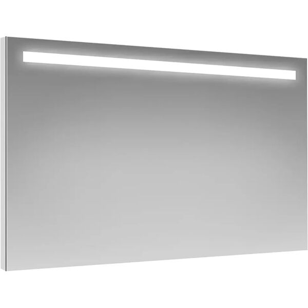 bluehome specchio logic 100x70 cm (lxh) filo lucido retroilluminato strip led 9 w luce neutra