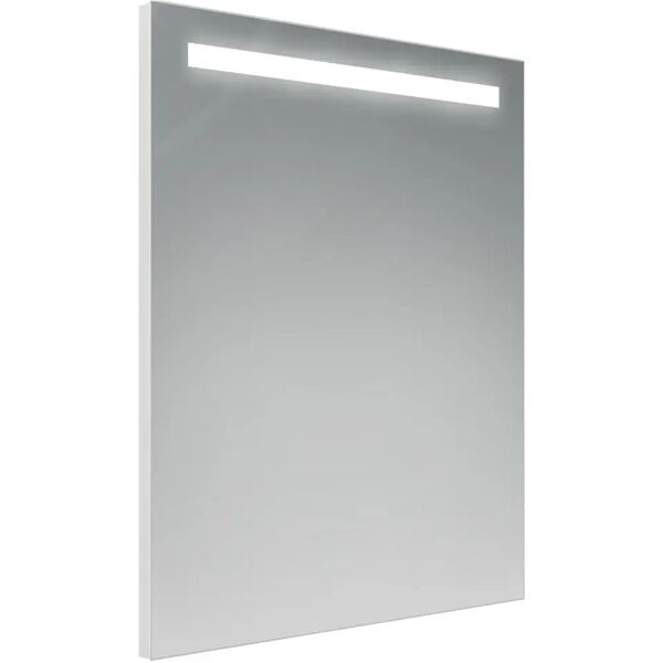 bluehome specchio logic 70x50cm (lxh) filo lucido retroilluminato strip led 5 w luce neutra