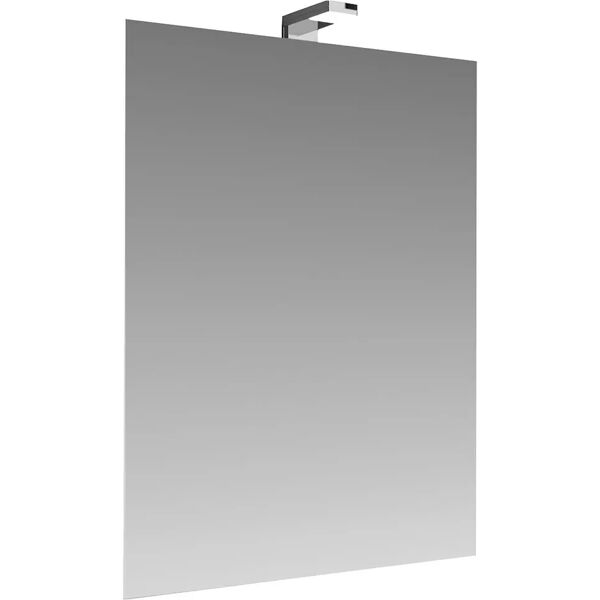 controverso specchio lemon 70x50 cm (lxh) filo lucido reversibile lampada led luce fredda 3,5 w