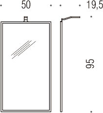 Colombo Design Specchio Con Cornice In Acciaio Inox Cromata Fashion Mirrors B2061 Codice Prod: B20610cr