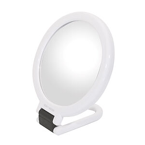 Koh-I-Noor Toeletta Sc152v-3 Specchio Con Manico Pieghevole D.14 Bianco Codice Prod: Sc152v-3