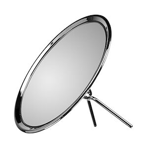 Koh-I-Noor Toeletta 386kk-6 Specchio Monofacciale Da Tavolo Con Archetto Pieghevole D23 X6 Cromato Codice Prod: 386kk-6