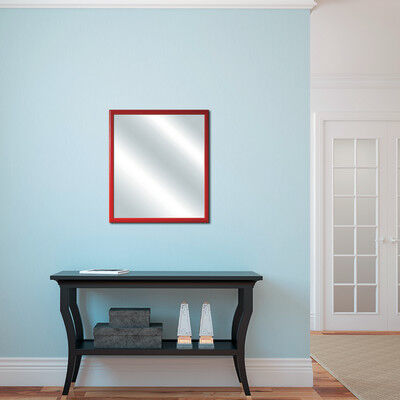 Specchio a parete rettangolare Bomber rosso 54x74 cm