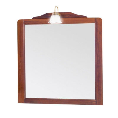 Specchio con illuminazione integrata bagno rettangolare Laura L 80 x H 113 cm