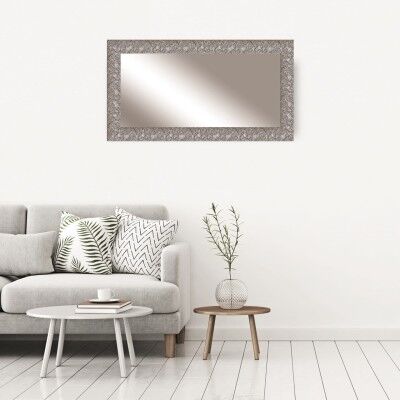 Specchio a parete rettangolare Sibilla argento 48x148 cm