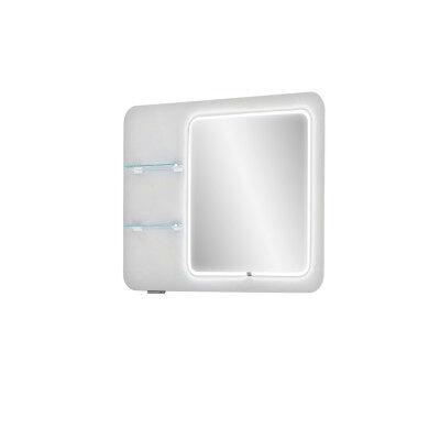 Specchio con illuminazione integrata bagno rettangolare L 105 x H 75 cm