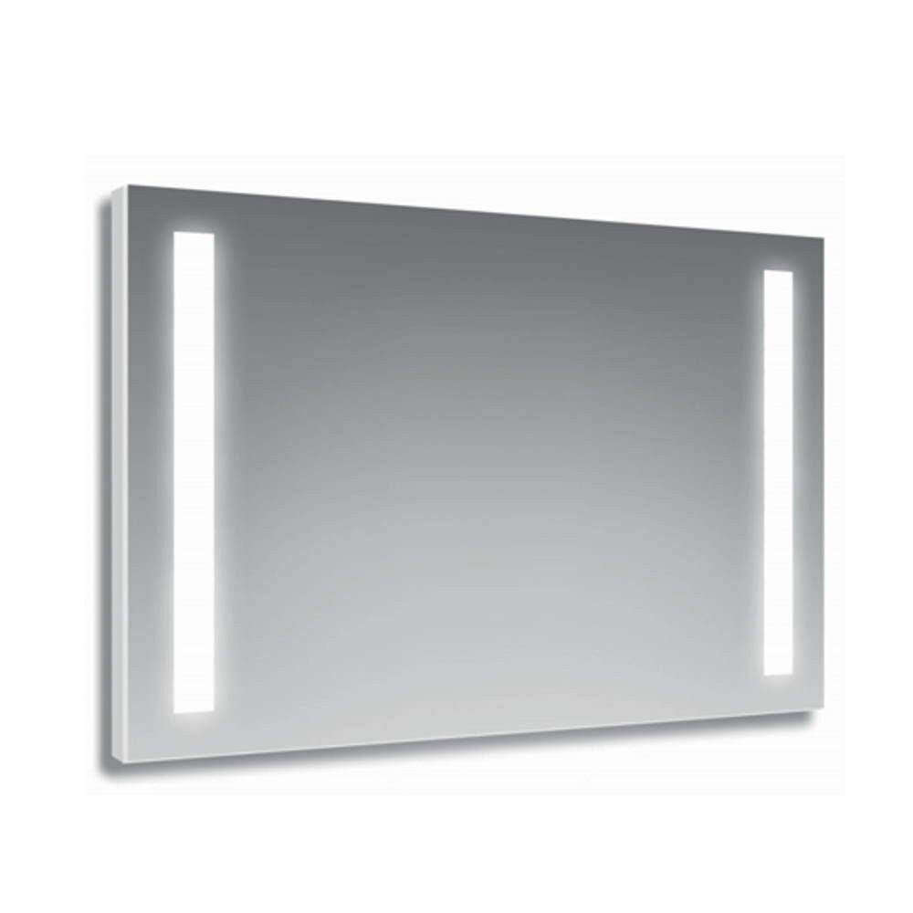 Toscohome Specchio 100x70 cm con fasce LED filo lucido - Halifax