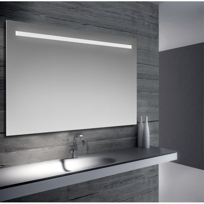 Bathman - Dora - specchio da bagno filo lucido con fascia sabbiata