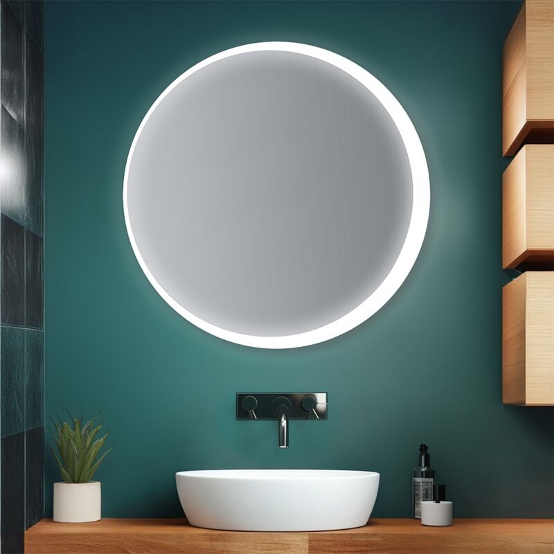 INBAGNO Specchio bagno retroilluminato LED diametro 90 cm