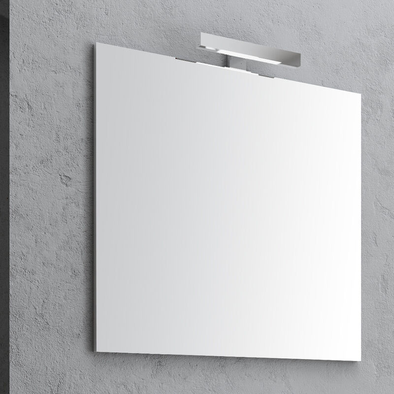 Ogomondo - Specchio da bagno con lampada led *** misura 95x68 cm senza