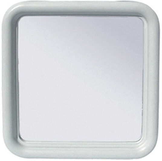 CERAMICSTORE Specchio quadro Silvia serie Imma 50x50 cm ABS bianco