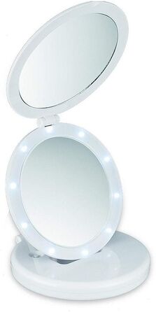 Macom Sensation 212 Eclipse - Specchio Cosmetico Doppio Con Led, Ingradimento 5x