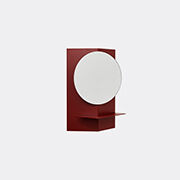 Atelier Ferraro 'folded' Mirror, Red