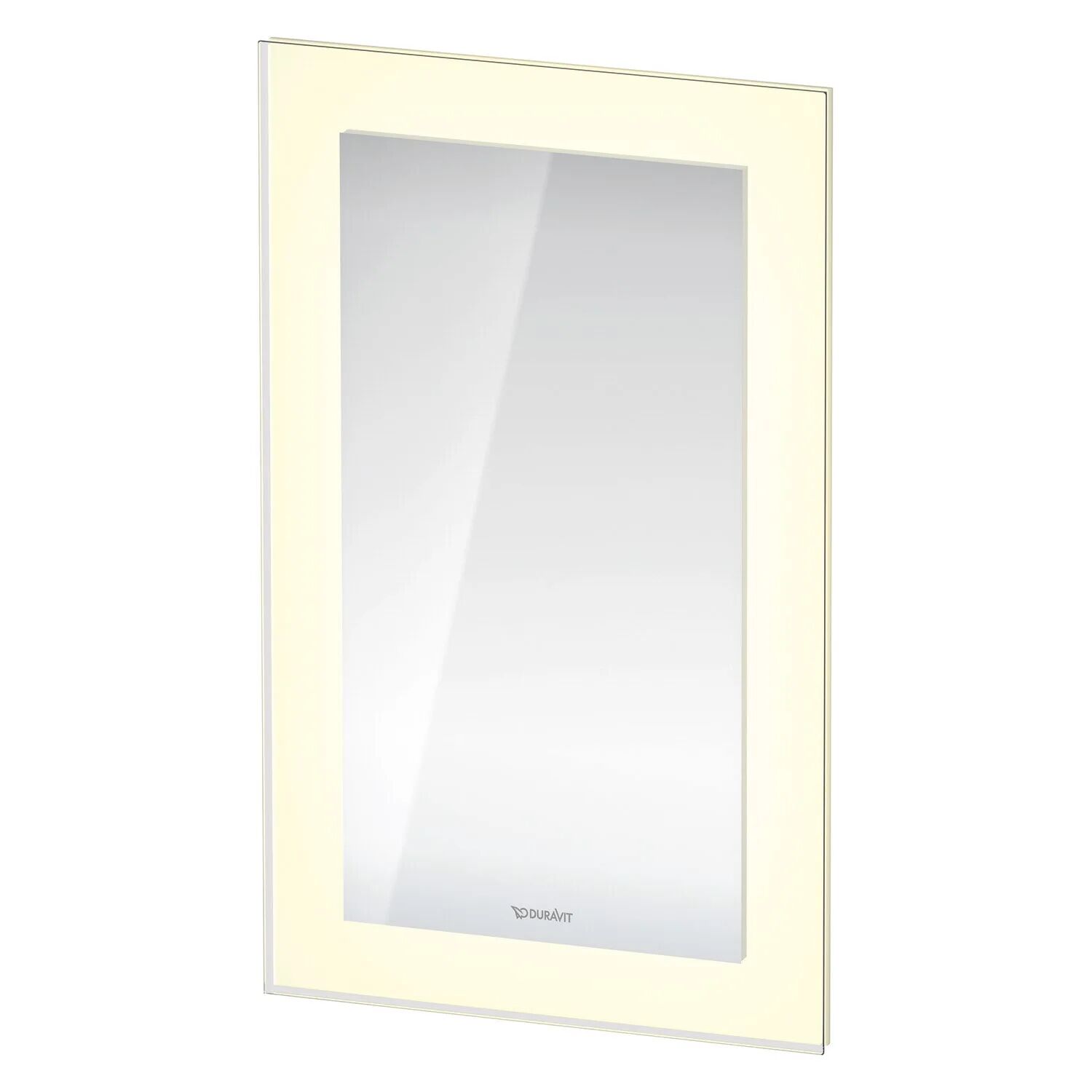 Duravit White Tulip Spiegel 45 x75 cm, App-Version mit Spiegelheizung White Tulip B: 45 T: 5 H: 75 cm weiß matt WT706000000