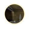 ASerZenith Badkamerspiegel Wandophanglamp Make-upspiegel Badkamerspiegel Ronde badkamerspiegel Slimme spiegel Ronde spiegel (Geel 70 * 3cm)