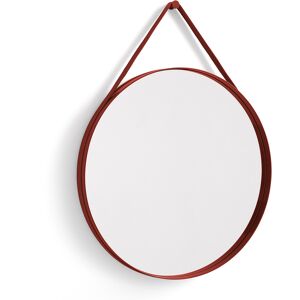 HAY Strap Mirror No 2 Ø70 - Red