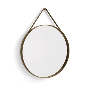 HAY Strap Mirror speil Ø 70 cm Light brown