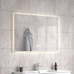 SparMax Rektangulært Speil Med Lys Og Antidugg 100*70cm