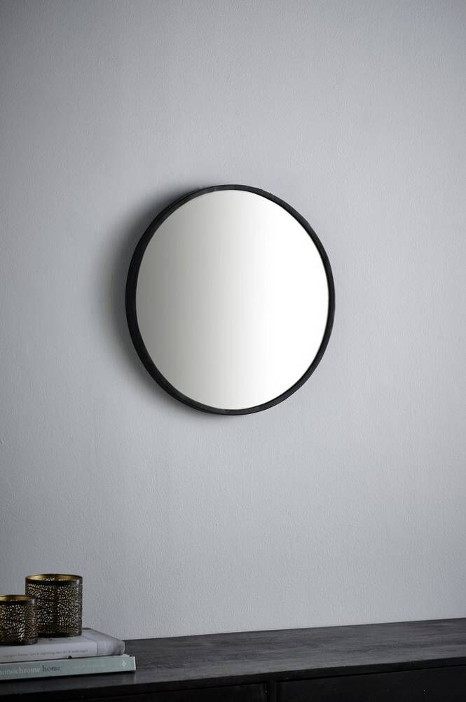 SVEA speil  - ø 46 cm Svart