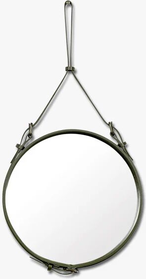 GUBI Adnet Wall Mirror - Circular, Olive