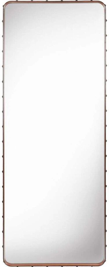 GUBI Adnet Wall Mirror Rectangular 70X180 Tan Leather - GUBI  blå lys blå  +700 mm