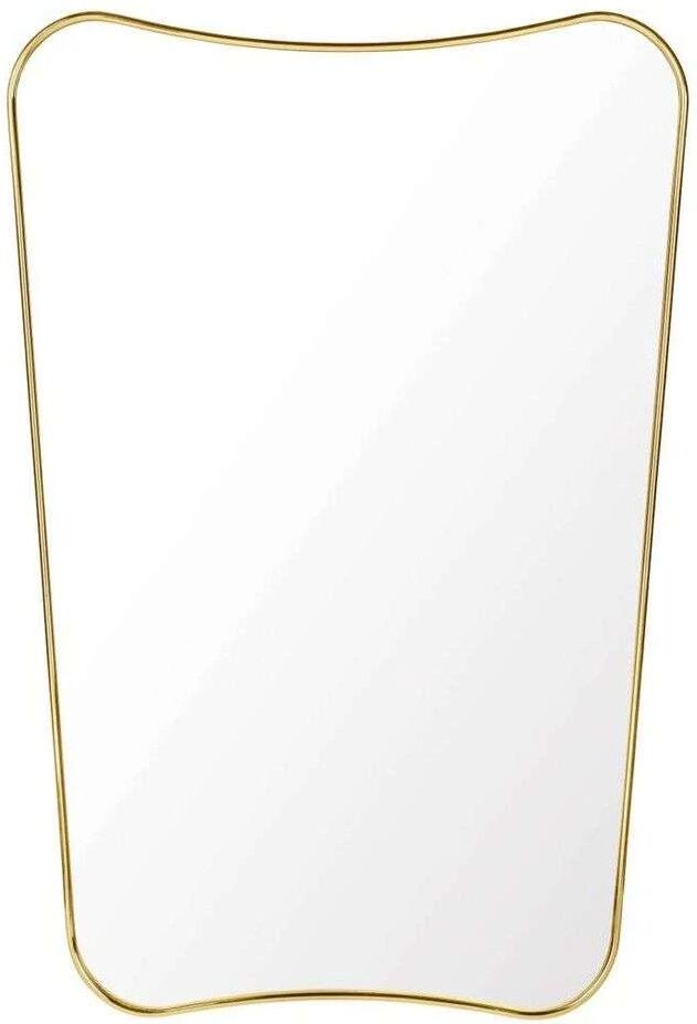 GUBI F.A. 33 Gio Ponti Wall Mirror 54X80 Polished Brass - GUBI  messing  +540 mm