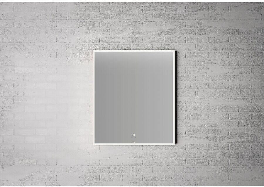 Linn Bad Vange Speil, M/led-lys 60x5x70 Cm, Hvit