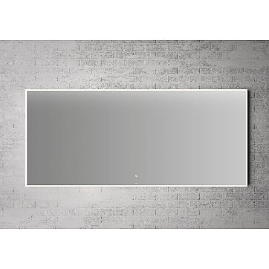 Linn Bad Vange Speil, M/led-lys 160x5x70 Cm, Sort