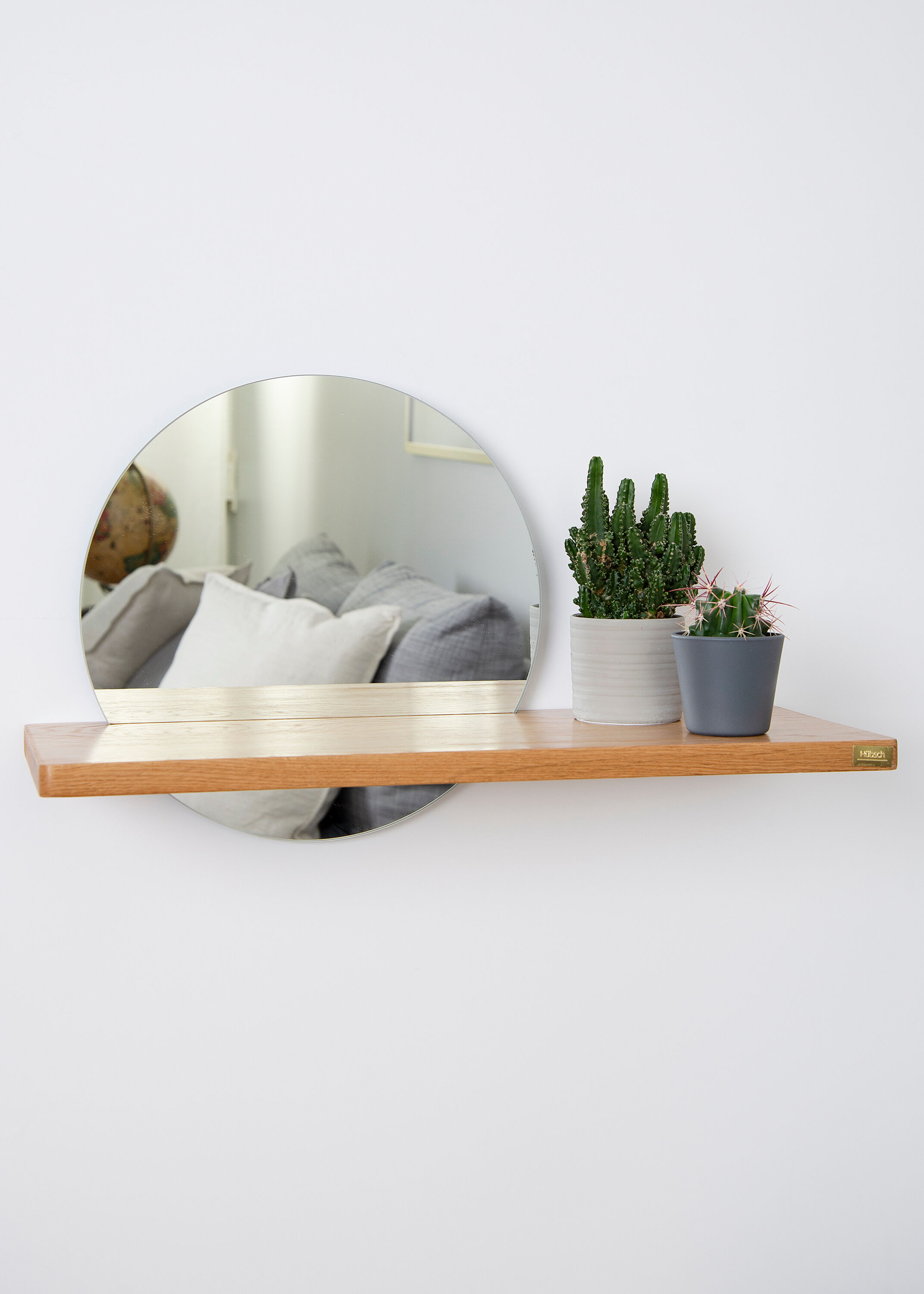 Hübsch Speil Round Shelf 26x50 Cm